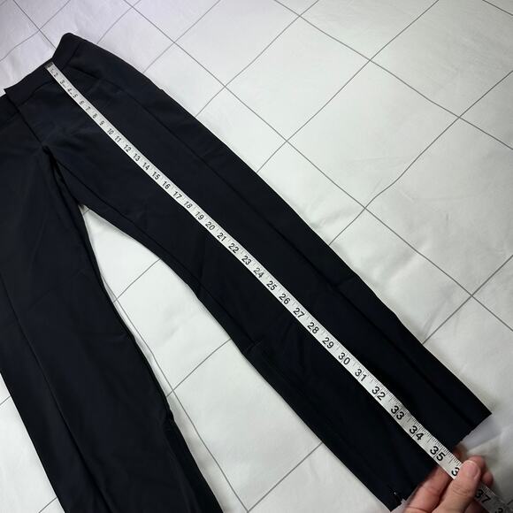 Athleta Pants Women 4 Black Stellar Trouser Modern Casual Active Sleek Commute - Picture 12 of 13